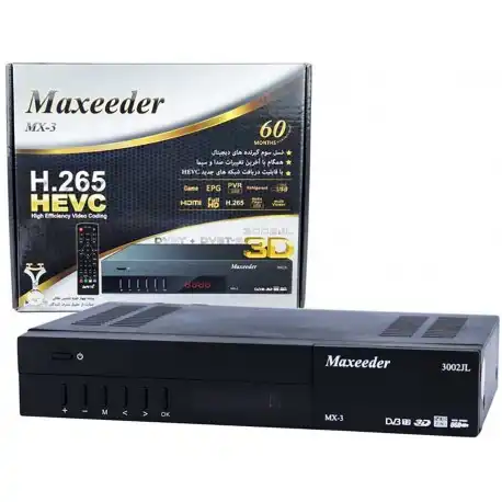  گیرنده دیجیتال مکسیدر Settop Box Maxeeder MX3-3002 DVB-T2