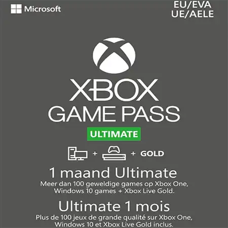  خرید کارت گیم پس آلتیمیت ایکس باکس 1 ماهه XBOX GAME PASS Ultimate 1 Month