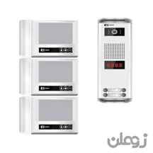 درب بازکن تصویری تک نما مدل D70M-3V مجموعه 4 عددی