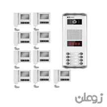 درب بازکن تصویری تک نما مدل D43-9V مجموعه 10 عددی