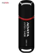 فلش مموری ای دیتا مدل DashDrive UV150 ظرفیت 64 گیگابایت ا ADATA DashDrive UV150 Flash Memory - 64GB