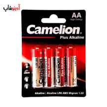  باتری قلمی کملیون مدل Plus Alkaline بسته 4 عددی ا Camelion Plus Alkaline AA Battery - Pack of 4