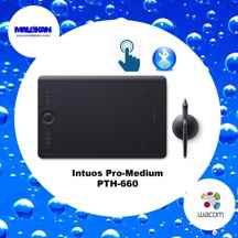  قلم نوری وکام Intuos Pro Medium PTH-660N ا Wacom Intuos Pro Medium PTH-660N Display Pen