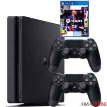 کنسول بازی سونی PS4 Slim | حافظه 500 گیگابایت به همراه یک دسته اضافه ا PlayStation 4 Slim 500 GB + 1 extra controller