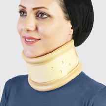  گردنبند طبی سخت طب و صنعت 50100 ا 50100 rigid cervical collar tebosanat