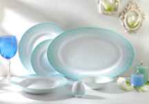  سرویس چینی زرین 6 نفره غذاخوری گلستان (28 پارچه) ا Zarin Iran ItaliaF Golestan 28 Pieces Porcelain Dinnerware Set
