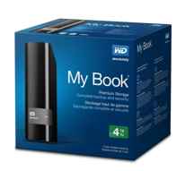  هارددیسک اکسترنال وسترن دیجیتال مدل My Book Desktop ظرفیت 4 ترابایت ا Western Digital My Book Desktop External Hard Drive - 4TB