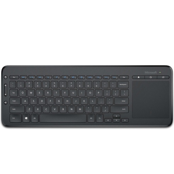  کیبورد بی سیم مایکروسافت مدل All-in-One Media ا Microsoft All-in-One Media Wireless Keyboard