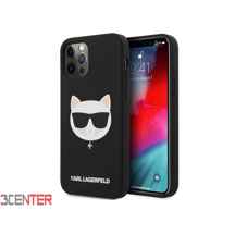  قاب سیلیکونی آیفون 12 و 12 پرو طرح گربه کارل CG Mobile iphone 12/12 Pro Karl Lagerfeld Silicone Case