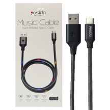  کابل Yesido CA-T6 2.4A 1.2m Type-C ا Yesido CA-T6 Type-C Cable