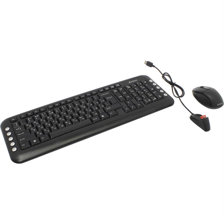  کیبورد و ماوس بی سیم ای فورتک مدل 7200N ا A4TECH 7200N Wireless Desktop Keyboard and Mouse