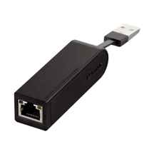  کارت شبکه دی لینک مدل ای 100 ا کارت شبکه دی لینک DUB-E100 USB 2.0 Fast Ethernet Adapter