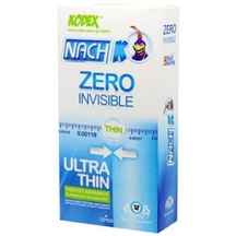  کاندوم نازک و مقاوم Zero Invisible ناچ کدکس - 12 عددی ا Kodex Nach Zero Invisible Condom - 12 pcs