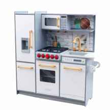  آشپزخانه کودک چوبی Kidkraft مدل Uptown Elite سفید کد 53437