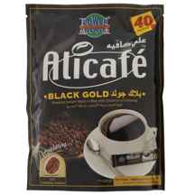  پودر قهوه علی کافه مدل بلک گلد 40 عددی ا Alicafe Black Gold Coffee Powder 40 Pcs