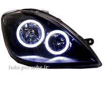  چراغ جلو اسپرت تیبا1وتیبا2 مدل دو دایره (bmw) - طراحی با رنگ دلخواه(سفارشی) ا Tiba1&2 Sport Headlights Model bmw
