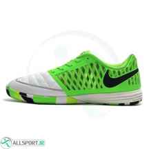  کفش فوتسال نایک لونارگتو طرح اصلی سبز مشکی سفید Nike Lunar Gato II IC Green Black White