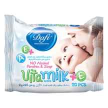 دستمال مرطوب کودک ویتا میلک 20 عددی دافی ا Dafi Vita Milk Wips baby