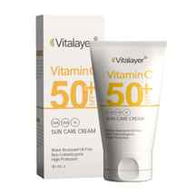  كرم ضد آفتاب بی رنگ اس پی اف 50 حاوی ویتامین ث 40 میلی لیتر ویتالیر ا Vitalayer SPF50+ Vitamin C Sun Care Cream