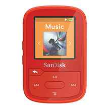  سان دیسک SDMX28-016G-G46B کلیپ Sport Plus MP3 Player، 16 گیگابایت (آبی)