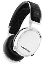  هدست گیمینگ بی سیم استیل سریز Arctis 7 ا SteelSeries Arctis 7 Lossless Wireless Gaming Headset with DTS Headphone: X v2.0 Surround for PC and PlayStation 4, White | 61508 (Electronic Games), Arctis 7 White, Size