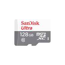  کارت حافظه microSDXC سن دیسک مدل Ultra A1 کلاس 10 استاندارد UHS-I U1 سرعت 100MBps ظرفیت 128 گیگابایت ا Sandisk Ultra A1 UHS-I Class 10 100MBps microSDXC - 128GB