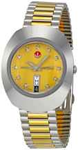 ساعت مردانه رادو مدل R12408633 Original Diastar صفحه زرد ا ساعت مردانه رادو مدل R12408633 Original Diastar صفحه زرد