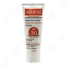  لوسیون ضدآفتاب آردن SPF30 فاقد چربی حجم 75 گرم ا Ardene SPF30 Oil Free Sunscreen Body Lotion 75gr
