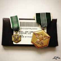  مدال روز و شب قدیمی لیاقت Military Merit نیروی زمینی ارتش آمریکا جنگ جهانی دوم
