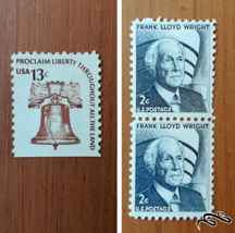  سه عدد تمبر پستی قدیمی آمریکا