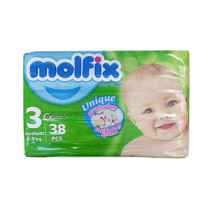 پوشک سایز 3 مولفیکس - 38 عددی ا Molfix Baby Diaper Medium Size 3 - 38 pcs