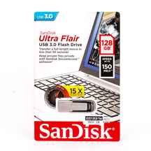  فلش مموری سن دیسک Ultra Flair _ CZ73 | ظرفیت 128 گیگابایت ا SanDisk Ultra Flair CZ73 Flash Memory 128GB