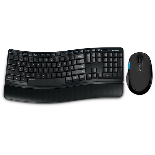  کیبورد و ماوس بی سیم مایکروسافت مدل Desktop Sculpt ا Microsoft Desktop Sculpt Comfort Wireless Keyboard and Mouse