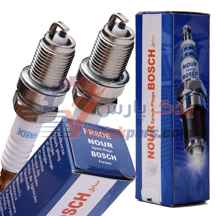شمع پایه کوتاه دوگانه سوز نور (بسته۴عددی) ا NOUR BOSCH Spark Plugs FR8DE IRAN