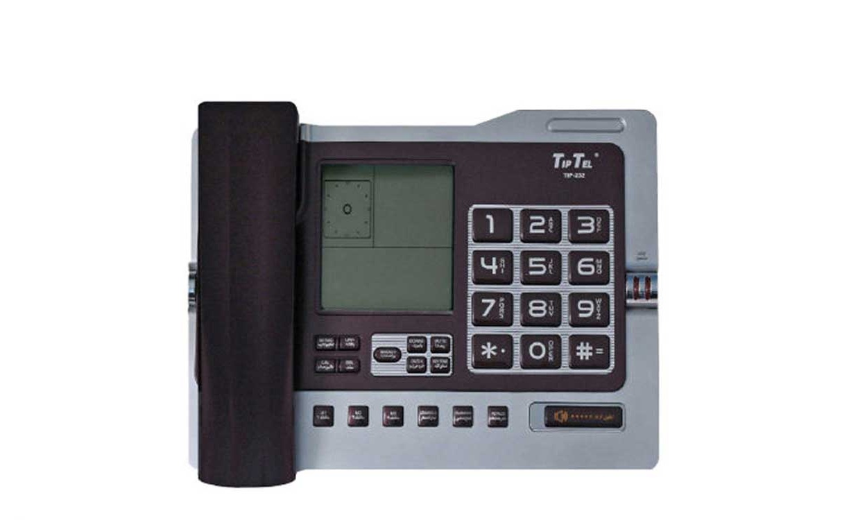  تلفن رومیزی تیپ تل مدل TIP-232 ا 1505