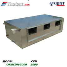 فن کویل سقفی کانالی اورینت 2000 CFM مدل OFMCDH-2000