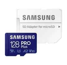  کارت حافظه MicroSDXC سامسونگ مدل Samsung PRO Plus کلاس UHS-I U3 A2 V30 همراه با آداپتور SD ظرفیت 128 گیگابایت