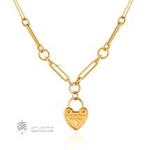 گردنبند طلا با پلاک طرح قلب تیفانی کد CN508