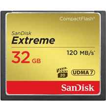  کارت حافظه Sandisk CF 32 GB 120 MB/S 800X