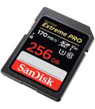  کارت حافظه SDXC سندیسک مدل Extreme Pro V30 کلاس 10 UHS-I U3 سرعت 170MBps ظرفيت 256 گیگابایت