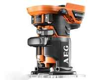 فرز نجاری شارژی 18 ولت AEG مدل BOF18BL+SETLL1820 ا 18V AEG cordless carpentry milling model BOF18BL + SETLL1820