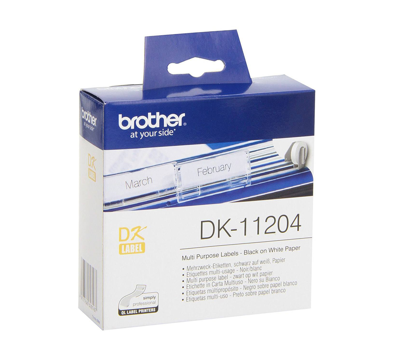  برچسب پرینتر لیبل زن برادر مدل DK-11204 ا Brother DK-11204 Label Printer Label