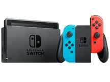 کنسول بازی نینتندو مدل Switch Neon Blue and Neon Red Joy-Con ا Nintendo Switch With Neon Blue and Neon Red Joy Con Station Gaming Consoles