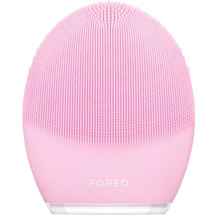 فیس براش فورئو FOREO مدل لونا LUNA 3 | پاکسازی صورت با فناوری T-SONIC، ضد چروک، رنگ صورتی ا FOREO LUNA 3 Sonic Smart Silicone Electric Facial Cleansing Pink Brush for Normal Skin