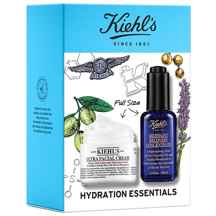 ست آبرسان قوی کیلز KIEHLS Hydration Essentials | سرم کنسانتره بازسازی شبانه + آبرسان Ultra Facial Cream ا Kiehl’s Hydrating Essentials Set