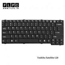 کیبورد لپ تاپ توشیبا Toshiba Satellite L20 Laptop Keyboard مشکی -بدون پیچ
