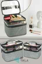  فروش انلاین کیف لوازم آرایش دخترانه ارزان برند Ankaflex رنگ نقره ای ty175838235
