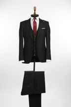  فروش اینترنتی کت شلوار مردانه با قیمت برند Jakamen رنگ مشکی کد ty80325851