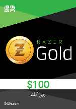 گیفت کارت ریزر گلد 100 دلاری - Razer Gold 100$