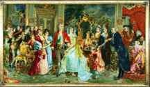 تابلو فرش عروسی لویی شانزدهم ا Carpets the wedding of Louis XVI